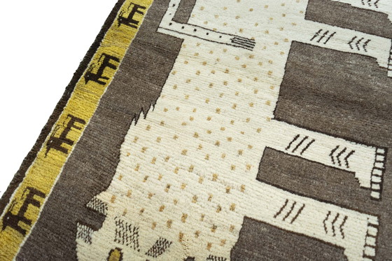 Image 1 of Handgeknüpfter Nomaden Gabbeh Teppich – 153 x 102 cm – Tiermotiv