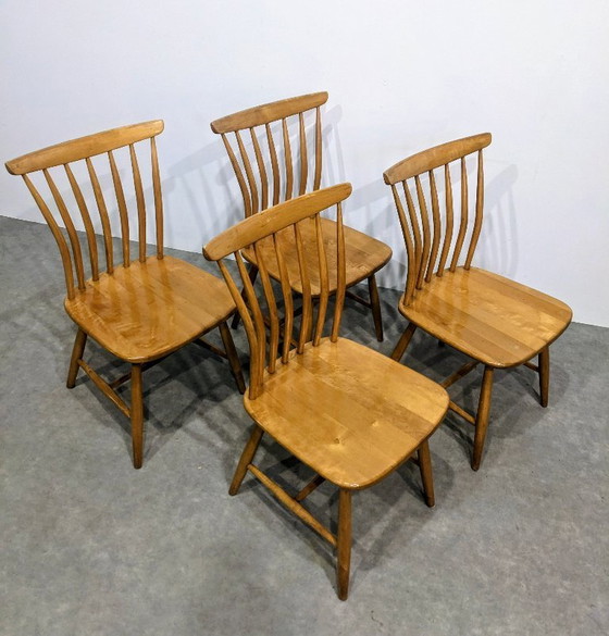 Image 1 of Quattro sedie svedesi vintage Akerblom