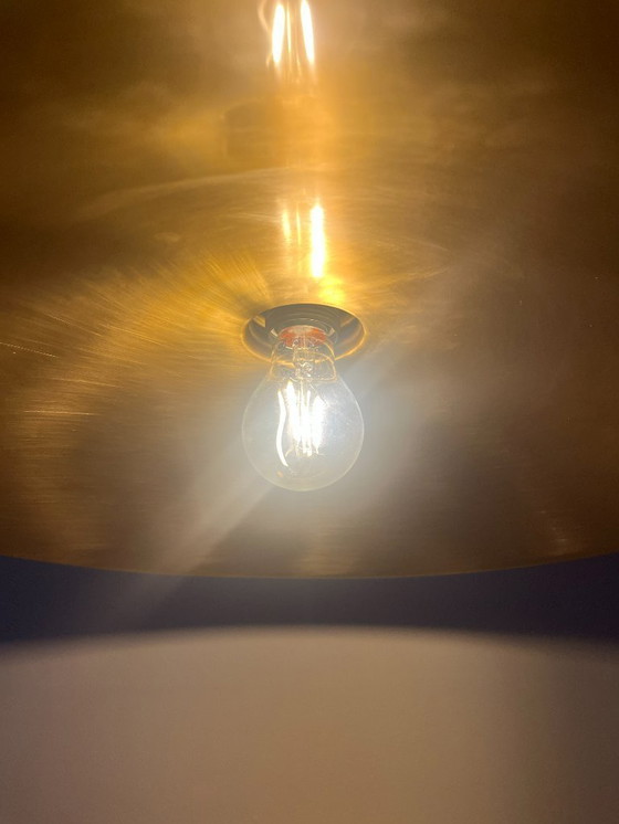 Image 1 of Brass pendant attributed to Florian Schulz - German design pendant