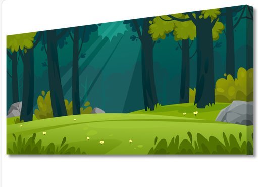 Ole Maning ----Green Forest (On Canvas)