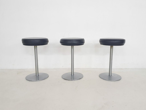 Set of three bar stools by Theo Tempelman for AP Originals, The Netherlands 1960's