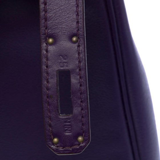 Image 1 of HERMES Kelly 28 in Purple Leather