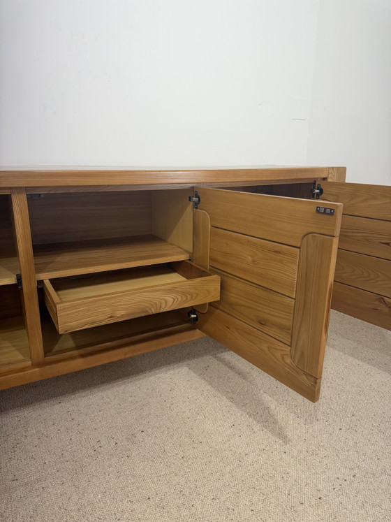 Groot vintage dressoir van Chauvin S.A. – jaren 70 – High boards, Wood (photo 8 of 11)