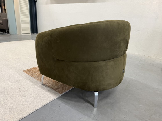 Image 1 of Gelderland 10040 Poltroncina Blend in pelle verde