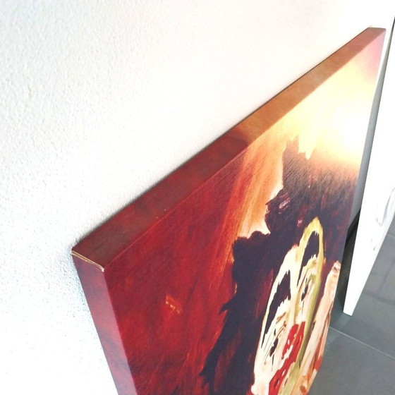 Image 1 of Julklapp Christmas Original   Expressionist Acrylic Canvas  Modern Art Wall Decor – Bold Emotional Portrait” 2 Silvio Pian