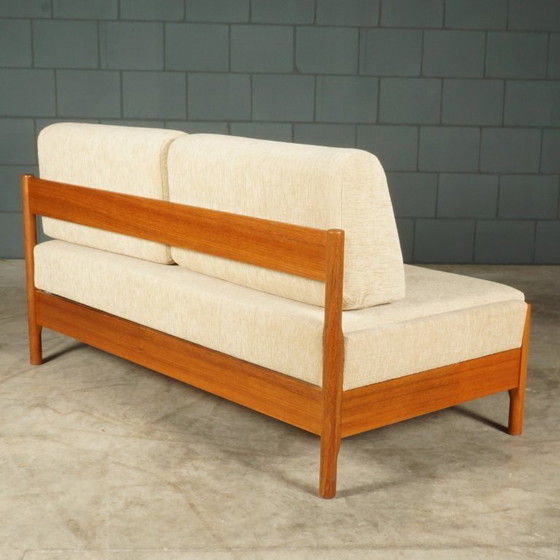 Image 1 of Ensemble de bancs pliants danois – Den Blaa Fabrik – 1960