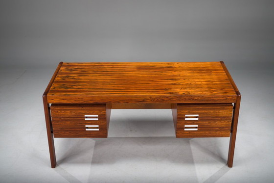 Image 1 of Mid Century Modern Dänischer Schreibtisch aus Palisander von Dyrlund, 1960er Jahre