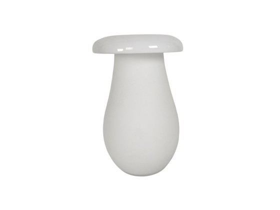 Ikea collectables - design Maria Vinka - model Stockholm - XL vase - 1999, Glass, White (photo 2 of 7)