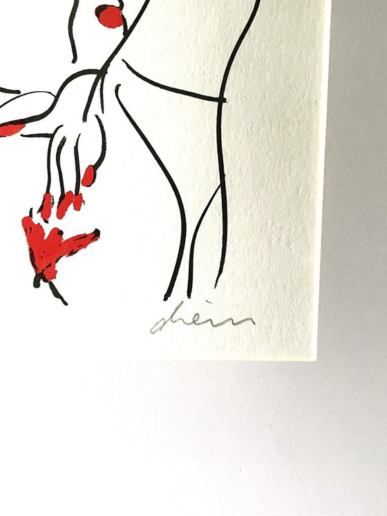 Peter Diem (1945)  - Wulpse vrouw – Litho's & Zeefdrukken, Plexiglass (photo 3 of 5)
