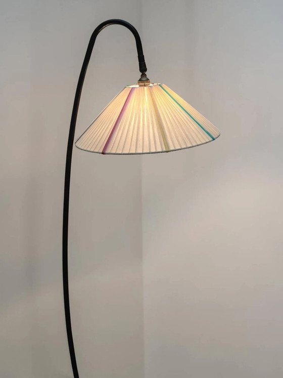 Lampada da lettura a treppiede, Francia, anni '50 – Lampade da terra, Metal, Brass, Retro (photo 8 of 9)