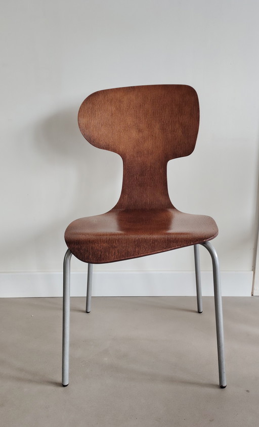 4x vintage playwood eetkamerstoelen 