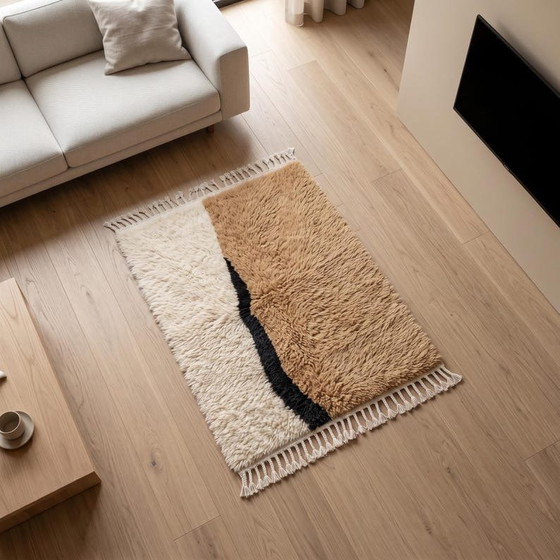 Handmade Pure Wool Rug, Traditional Craftsmanship, Size 150/250 cm – Ahrend, Rugs & carpets (photo 6 of 7)