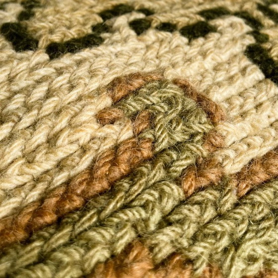 Funda de Cojín Geométrica Tejida Arraiolos Portuguesa Antigua – Cojines, Textile (photo 5 of 10)