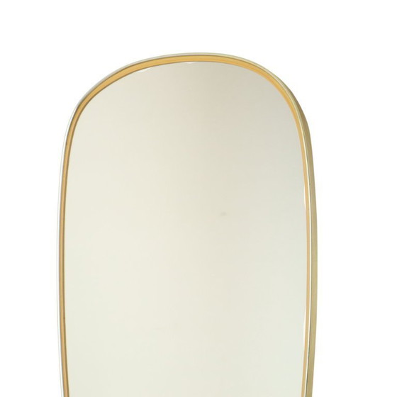 Image 1 of Vintage Rockabilly Freeform Spiegel Goud Fifties