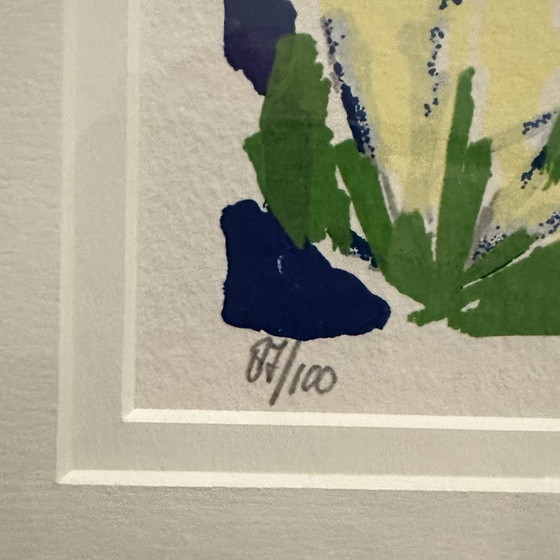 Image 1 of Tulipanes amarillos - Serigrafía de Ad van Hassel