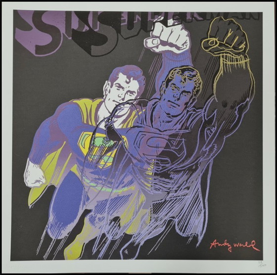 Image 1 of After Andy Warhol, Superman, 1980s, Lithograph