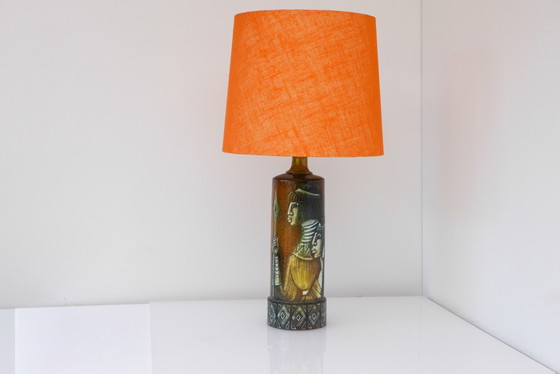 Sculptural Ceramic Table Lamp by Bonnie Rehnqvist, Sweden, 1972 – Törngrens krukmakeri, Scandinavian (photo 8 of 16)