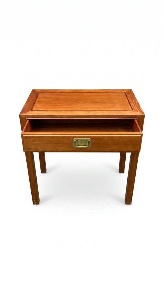Image 1 of Vintage Chinoiserie Side Table, 1980s