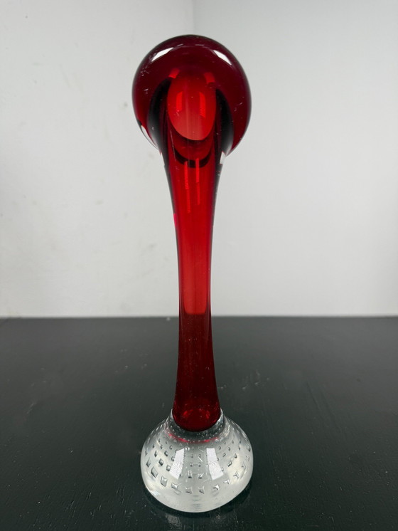 Image 1 of Jarrón escandinavo soplado a boca Aseda - Suecia