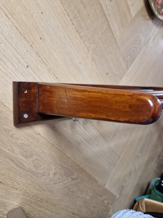 Portapiatti Piet Zwart – Appendiabiti, Wood, Aluminium (photo 5 of 6)