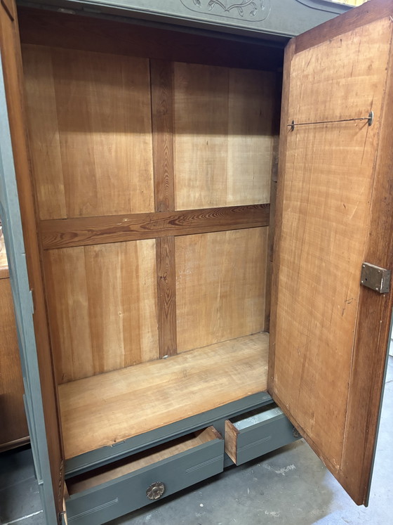 Brocante Kledingkast – Kledingkasten, Wood (photo 8 of 9)