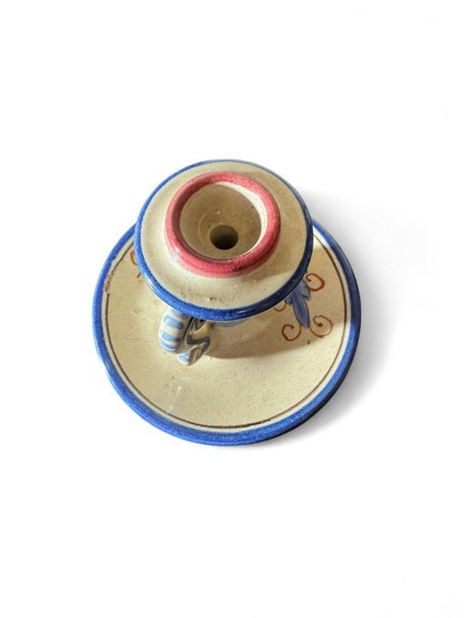 Deruta künstlerischer Keramikkerzenhalter