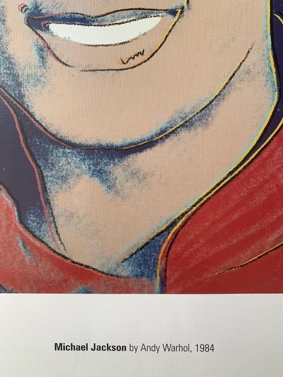 Image 1 of Michael Jackson, 1984 – Andy Warhol (después) | Impresión offset editorial con licencia, 2007