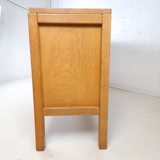 Image 1 of Vintage brutalist sideboard 1970s oak wood