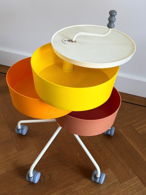 Carrello portaoggetti vintage IKEA Maria Hedensjö PS Klyftig – Tavolini, Metallo, Plastica (photo 8 of 11)