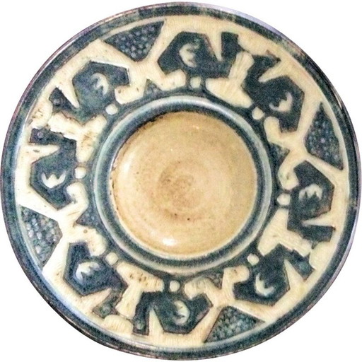 Plat à motifs vintage par Jorgen Mogensen pour Royal Copenhagen, 1960