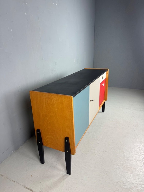 Image 1 of Unique Dutch design sideboard '50s (UMS Pastoe?)