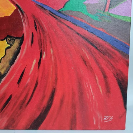 Image 1 of Jean DUQUOC - An Autumn Sunset - Masterpiece