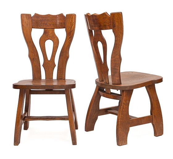 Image 1 of Set aus 6 Stühlen von Guillerme und Chambron