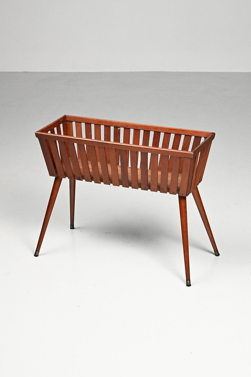 60’s Teak plantenbak