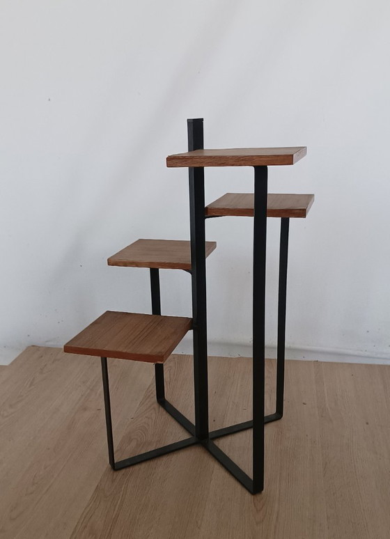 Sixties Plant Table – Metal, Wood (photo 6 of 10)