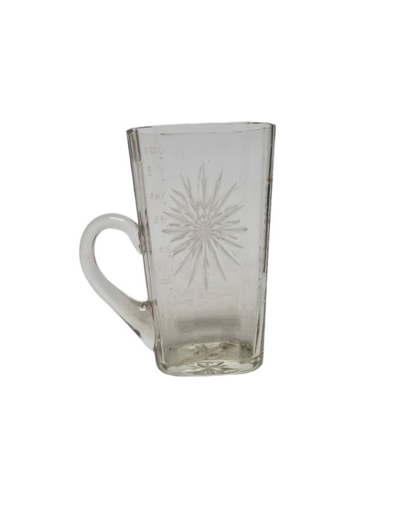 Biedermeier glazen maatbeker, Duitsland, jaren 1890 – Glazen & Karaffen, Glass (photo 9 of 9)