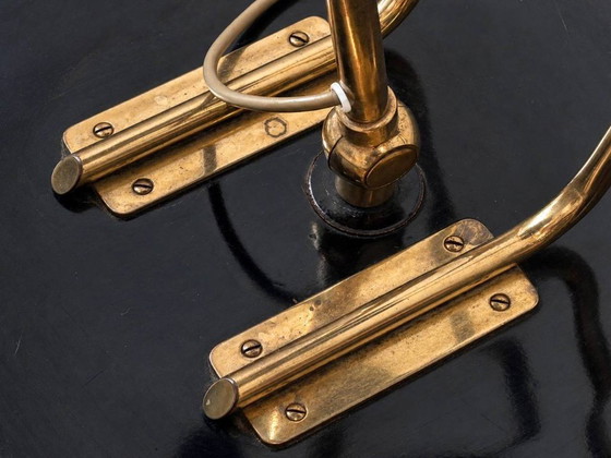 Seltene BAG Turgi Stehleuchte mit Ablage, Carl Moor, 1950 – Stehleuchten, Metal (photo 13 of 19)