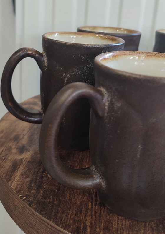 Image 1 of Tazas grandes de gres Quimper Francia