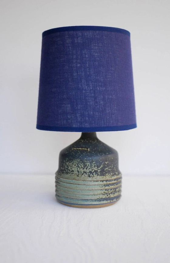 Image 1 of Mid-century modern pottery table lamp made by Rolf Palm, Sweden
