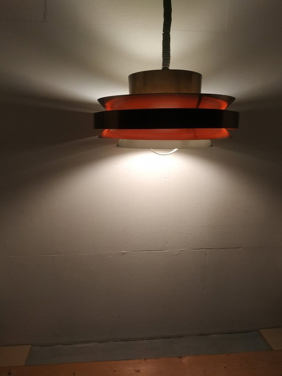 Image 1 of Scandinavian-style ceiling-design ring lamp by Herda, 1960s-70s (adjustable in height)