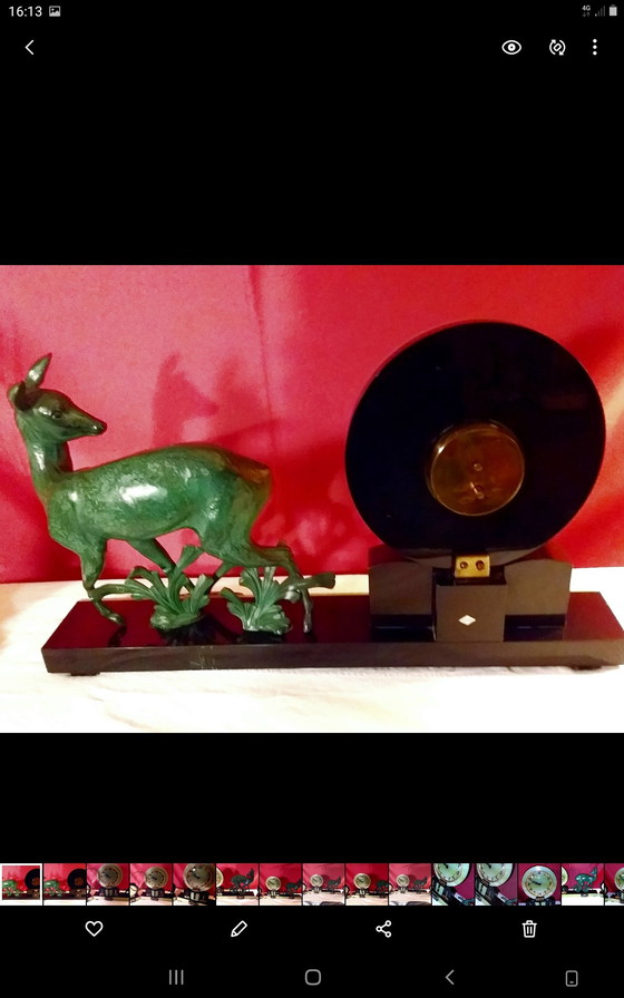 Image 1 of BICHETTE Art Deco Clock