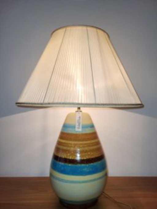 Hubert Olivier ceramic lamp, France, 1990