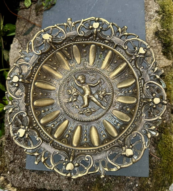 Gran cuenco frutero central de bronce del siglo XIX. – Bronze, Art Nouveau (photo 2 of 5)