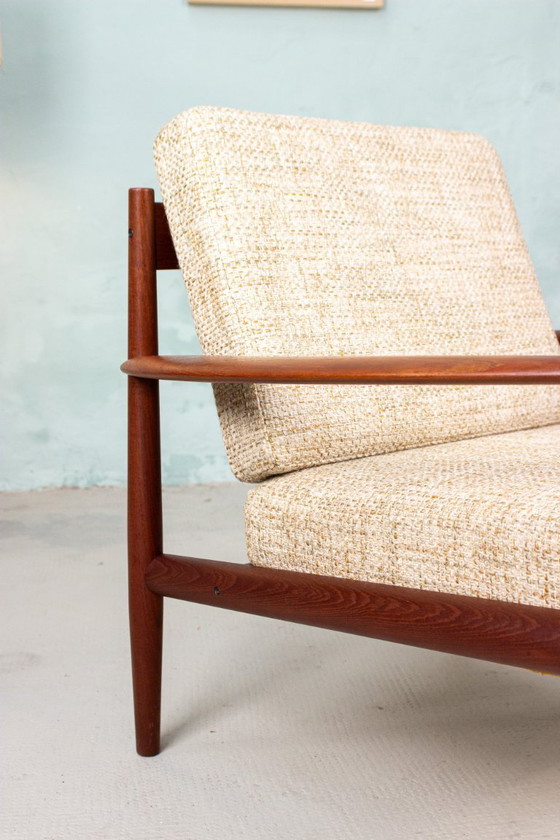 Image 1 of Fauteuil Grete Jalk, fauteuil facile, teck vintage, France et fils