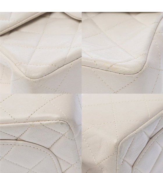 Image 1 of Sac CHANEL Timeless/Classique en Cuir Blanc - 103455 Precio de venta