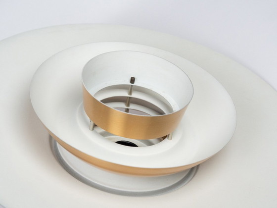 Coppia di 2 lampade a sospensione vintage danesi Superlight di David Mogensen – Alluminio (photo 13 of 18)