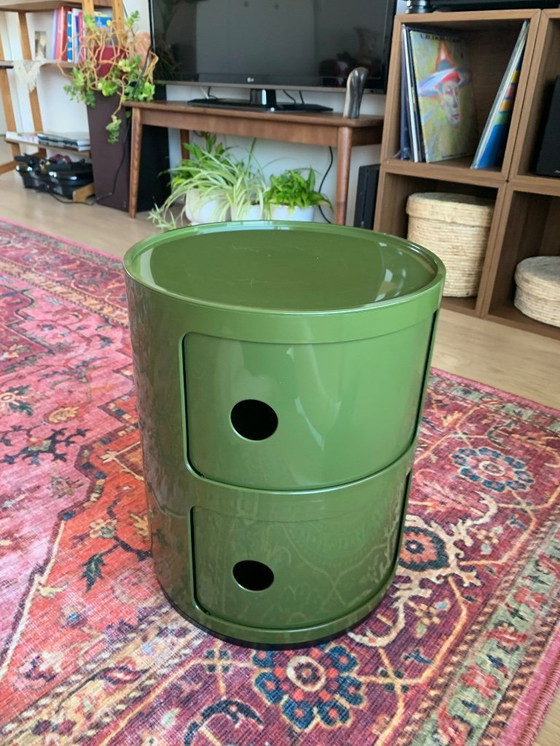 Image 1 of Green Kartell Componibili Cupboard - 2 Compartments