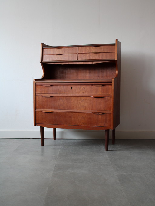 Vintage dänischer Sekretär aus Teakholz