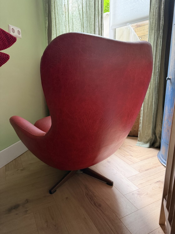 Eierstoel – Draaistoelen, Skai, Wood (photo 6 of 6)