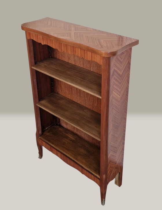 Image 1 of Bibus en marquetería de palisandro, estilo Transición - Mediados del siglo XX